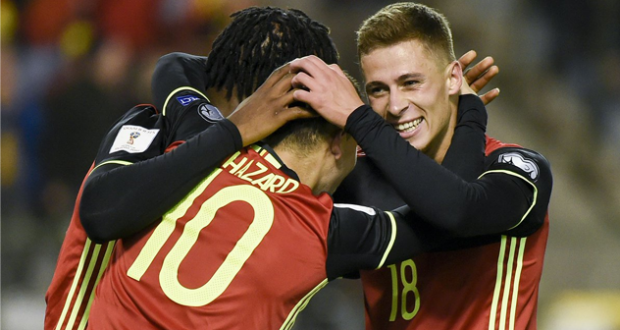 Братья Азары впервые забили в одном и том же матче за сборную Бельгии, twitter.com/FIFAWORLDCUP