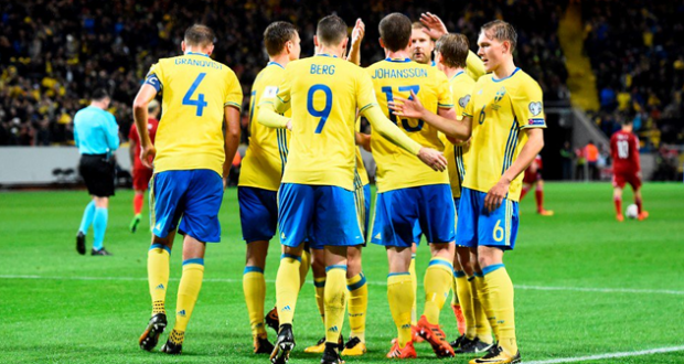 Шведы забили восемь безответных голов, twitter.com/FIFAWORLDCUP