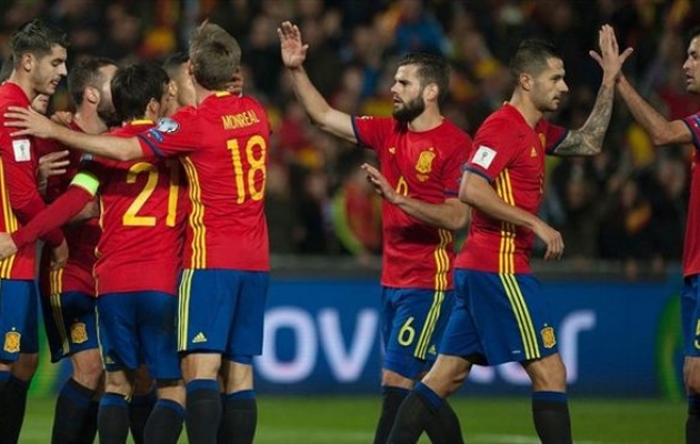 Испанцы не испытали проблем с Македонией, Getty Images