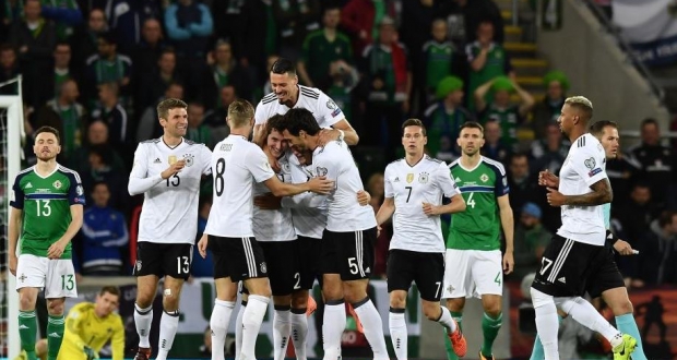 Германия завоевала прямую путевку на ЧМ-2018, отправив Северную Ирландию в плей-офф, Getty Images